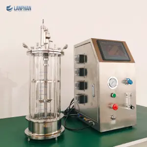 Lab Microbial Culture 5L 10L Fermentation Bioreactor Fermenter