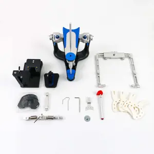 Fully-Adjustable Dental Articulator and Facebow Calibration Kit for Precision Dental Work