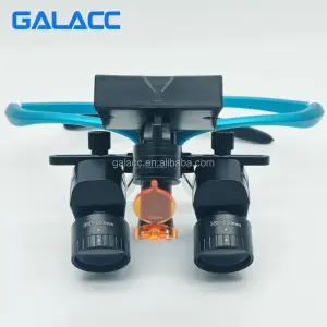 5.5x Surgical Medical Magnifying Glasses Dental Equipment / Glass Surgical Dental Loupes With Led Headlight