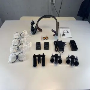 5x/6x Dental Loupes Wireless Rechargeable Medical Headlight 5W Dentistry Led Binocular Magnifier Dental Surgical Equipments