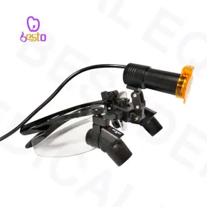 High Intensity 4X Dental LED Loupes 45 Degree Headlight Ergo Magnifiers 5W Portable Dental Surgical Plastic Instrument Electric