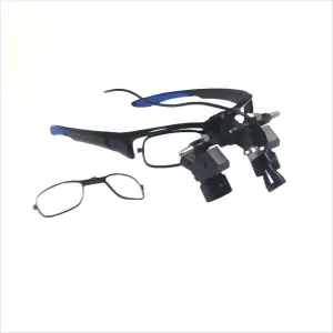 Arrival Ergo Conversion Lens Loupe 5x Surgical Dental Microscope 5W Wireless Clip-on Magnetic Square Headlight 2 Batteries