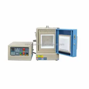 1200C Small Box Muffle Furnace (6"x6"x7", 4.2 Liter) with Separated Programmable Controller