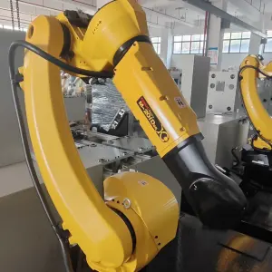 Zinc Alloys Robotic Grinding System Multi-Station Engine Gear Metal Polishing Machine High Safety