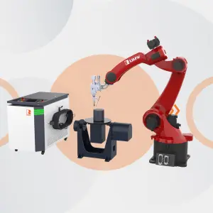 Heavy Duty CNC Welding Robot 6 Axis Industrial Robotic Welder with Servo Motor for Metal Pipe Fabrication