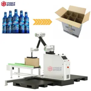 YB-MD16 Automatic Robot System Palletizing Machine Equipment Packaging Line Bag Robotic Palletizer Packing Robot Electric Motor