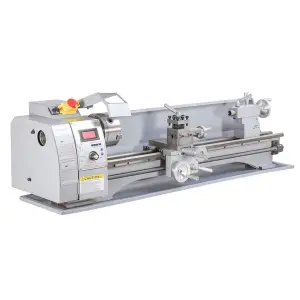 Mini Metal Lathe Variable Speed Portable Benchtop Manual Mini Metal Turning Lathe Machine
