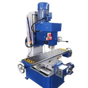 Single Phase Motor XY Axis Automatic Feed ZX50C Small Vertical Universal Milling Machine for Household