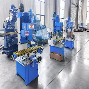 ZX50C Universal Milling Machine DRO X-axis Automatic Tool Feed Drilling and Milling Machines