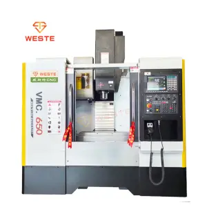 High Precision VMC650 3/4 Axis CNC Milling Machine 's Automatic Vertical CNC Fresadora for Heavy Duty Metal Single BT40