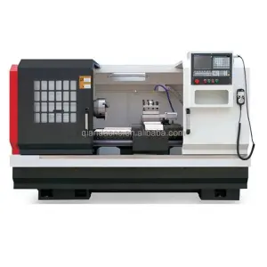 Siemens GSK Digital Components Mini Horizontal Lathe CK6130 Single Gear Heavy Duty Metal Turning Micro Processing