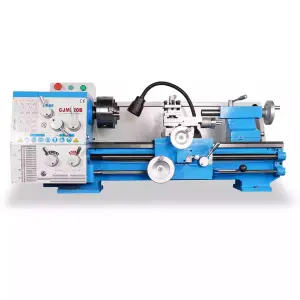 CJM320B Mini Lathe Machine for Metal Stainless Steel Processing 220V 380V 1.1KW 1600R/MIN Small Lathes Manual Lathe