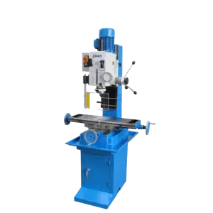 High Precision Manual Drill Mill ZX45 Motor Powered Mini Metal Milling Drilling Machine Vertical