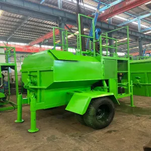 YG-2 Diesel Hydroseeding Equipment - 500 Gallon Tank, 100 ft Spray Distance, Covers 1 Acre