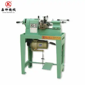KS-15 Manual Metal Lathe for Small Tool Part Cutting and Industrial Equipment Maintenance