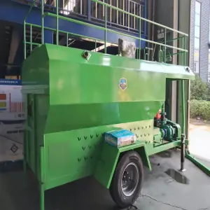 YG-6 25 HP Diesel Engine Hydroseeding Equipment - 500 Gallon Tank, Adjustable Nozzle, 3 Acres/Hour