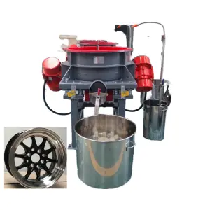 Car Wheel Rim Polishing Machine Featuring Essential Motor Core Component