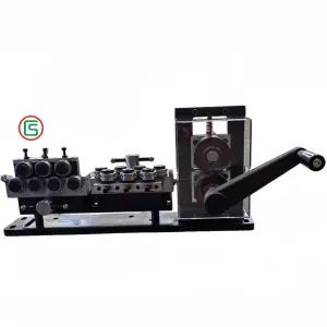 14 Wheel Hand-cranked Precision Straightener for 2mm, 4mm and 6mm Metal Wire Materials