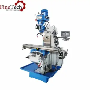 X6325 Universal Vertical-Horizontal Turret Milling Machine 3-Axis DRO Heavy Duty High Efficiency 3HP Milling