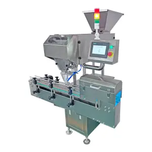 Fully Automatic 8-Channel Capsule Counting Machine, High-Speed Industrial Pill Counter for Nutraceutical Packaging Lines