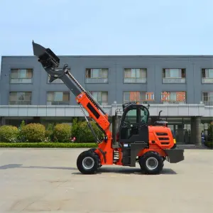Wheel Mini Telescopic Loader Long Boom Loader