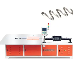 2D Wire Bending Machine CNC Automatic Electric Bender Rebar Bending Machine Steel Bar Metal Wire Forming Machine