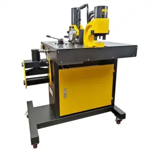 200 Three in One Multifunctional Copper Busbar Punching Bending Cutting Processing Machine 200mm*12mm