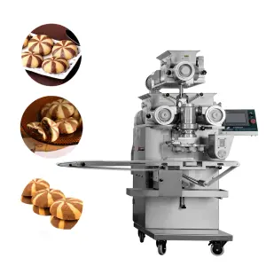 Automatic Cookie Cookies Stamping Making Encrusting Machine