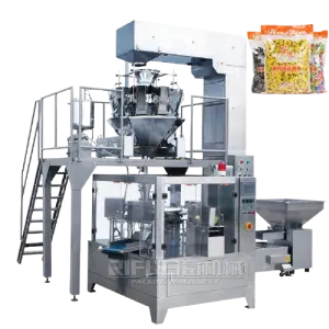 Automatic Premade Zipper Standing up Bag Pouch Granule Sugar Salt Rice Grain Packing Machine