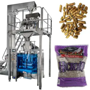 Automatic 10KG 20KG Linear Weigher Packing Machine Wood Pellets Bag Packing Machine Cat Litter Pouch Packing Machine