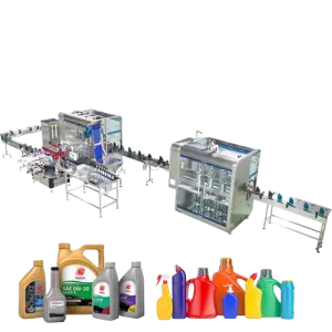 Automatic Piston 1L 4L 5L 10L Bottles Jerrycan 20L Drums Weighing Lube Car Engine Motor Lubricant Oil Filling Capping Machine