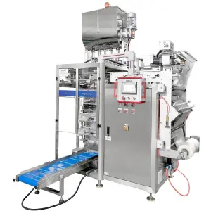 Multi-Row Liquid Packaging Machine for Tomatoesauce Vinegar Edible Oil PLC Components for Food Four-Sided Seal Small Bag