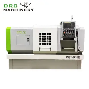Cnc Lathe Ck6150 Ck6140 Cnc Turning Machine 4 Station Turret Hydraulic Chuck