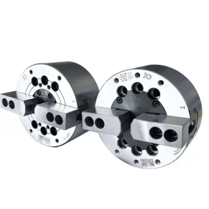 8 Inch Hydraulic Chuck Hollow 3-jaw Lathe Chuck High-speed Power Chuck 5 6 8 10 12 15 Inch Full Steel Body for Lathe Machine