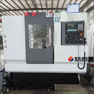 HS52-CY Hydraulic Chuck Y-Axis Inclined Bed Lathe CNC Turning Center