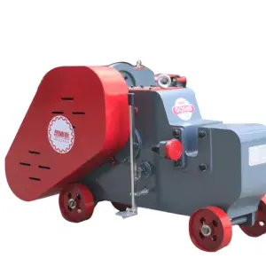 GQ50B Electric CNC Automatic Rebar Cutter 6-40mm Steel Bar Cutting Machine with Motor Core Component