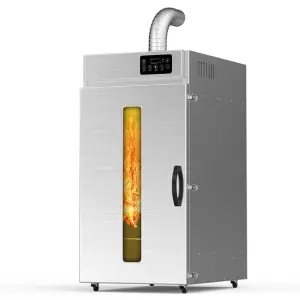 Smoke Function Biltong Jerky Drying Machine Rotary Large Capacity Sausages Food Dehydrator Machine