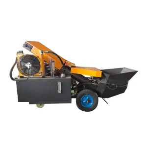 Mobile Boom Cement Peristaltic Mortar Mixer Screeding Grout Injection Machine and Pump Concrete Pump