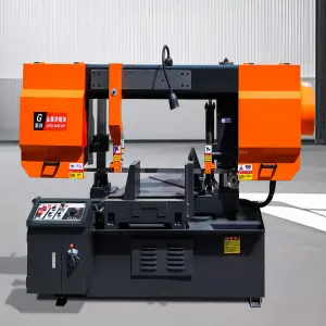 GZ4240 Metal Band Saw Machine With Cutting Capacity 400mm Angle Sawing Machine for Metal Processing