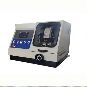 Carbide Cut off Machine Automatic Diamond Saw Fully Automated Section Saw with 8 Cutting Blades for Precision Cutting