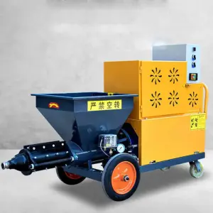 Wall Mortar Cement Spray Plaster Machine Screw Cement Mortar Putty Spraying Machine Automatic Wall Plastering Machine