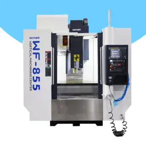 High Performance VMC 855 CNC Machining Center 24 Tools Automatic Tool Changer BT40 Machining Centre & Parts Featuring MITSUBISHI