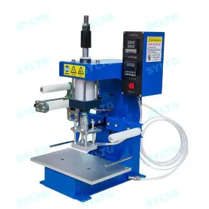 Semi-Automatic Digital Control Desktop Foil Stamping Machine for Embossing Logos on Leather Paper & Plastic