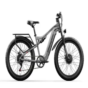 Electric Bicycle Dual Motor 2000w 3.0 Fat Tire Snow Mountain off Road Full Suspension E Bike for Adults