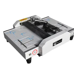 Stapler Paper Binding and Folding Booklet Manufacturing Machine