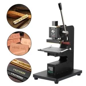 Heavy Duty Manual Digital Heat Logo Foil Stamping Machine for Leather Paper Embossing Printing