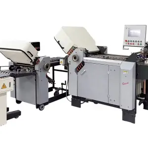High Speed Buckles Paper Booklet Binding A3 Size Paper Creasing Folding Perforating Machine for Fold Manual