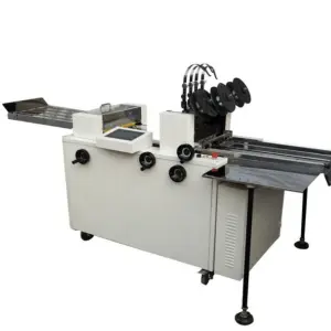 Automatic Paper Stapling Folding Binding Machine Booklet Wire Saddle Stitching Machine Booklet Maker Machine
