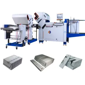 Product with Max Infeed Size 570mm Paper Folding Machine for Cross Booklet Brochure Folding Machine
