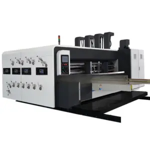 Automatic Flexo 4 Colours Printing Slotting and Die Cutting Machine for Corrugated Cardboard